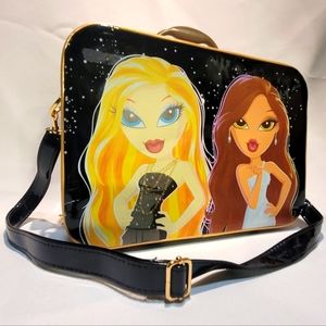 Bratz Black Gold Luggage Doll Carry Case Travel Make-up Bag with Strap